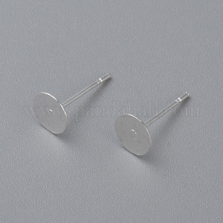 Фурнитура для сережек-гвоздиков из нержавеющей стали 304 STAS-H436-24S-6mm-1
