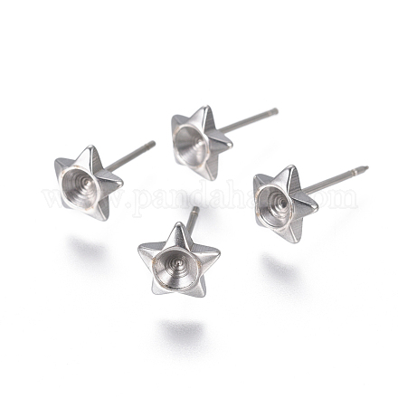 Компоненты сережек из нержавеющей стали марки 304 STAS-F222-042-1