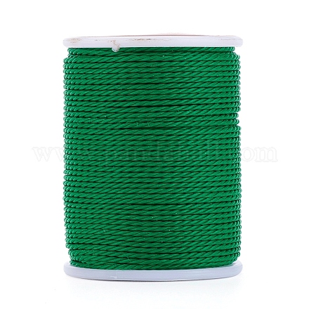 Круглый вощеный полиэфирный шнур YC-G006-01-1.0mm-18-1