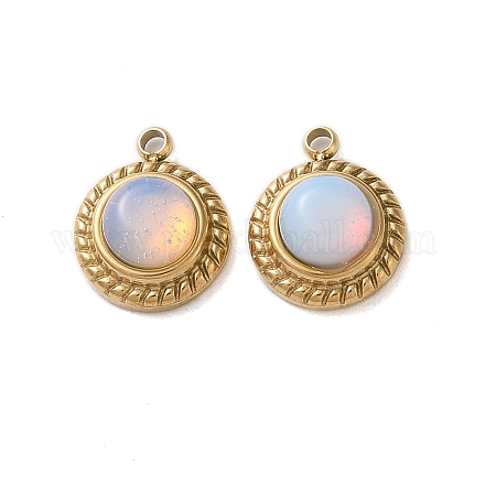 Полукруглые подвески с опалитом STAS-L022-399G-03-1