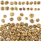 100Pcs 10 Styles Tibetan Style Alloy Beads, Mixed Shapes, Antique Golden, 5.5~8x5.5~8x3.5~6mm, Hole: 1~2mm, 10pcs/style