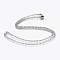 Non-Tarnish 304 Stainless Steel Textured Cable Chain Necklaces, with 304 Stainless Steel Beads and Clasps, Stainless Steel Color, 17.7 inch(45cm), 2mm