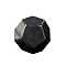 Natural Obsidian Polygon Figurines Statues for Home Desk Decorations, 17x17mm