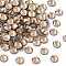 Preciosa® Crystal Hotfix Flatback Stones, Czech Crystal, Round(438 11 612 Chaton Rose VIVA 12 ®), 00030 244 Golden Honey, SS16(3.8~4mm)