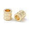Rack Plating Brass Beads, Cadmium Free & Lead Free, Long-Lasting Plated, Column, Real 14K Gold Plated, 6x6.5mm, Hole: 3.5mm