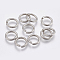 Tarnish Resistant 304 Stainless Steel Open Jump Rings, Stainless Steel Color, 12x2mm, Inner Diameter: 8mm