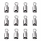 Tarnish Resistant 304 Stainless Steel Folding Crimp Ends, Fold Over Crimp Cord Ends, Stainless Steel Color, 9x4x3mm, Hole: 2mm