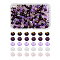 Glass Beads Strands, Faceted, Rondelle, Mixed Color, 6x~4.5mm, hole: 1mm, about 92~94pcs/strand, 17~17.5 inch(42.5~43.75cm), 1 strand/style, about 460~470pcs/box