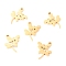 304 Stainless Steel Charms, Laser Cut, Dragonfly, Golden, 10.5x8x1.1mm, Hole: 1mm