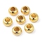 Brass Beads, Cadmium Free & Lead Free, Rondelle, Long-Lasting Plated, Golden, 6x3.5mm, Hole: 2.5mm