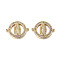 Brass Micro Pave Cubic Zirconia Links, Cadmium Free & Lead Free, Flat Round with Virgin Mary, Golden, 17x21x2mm, Hole: 0.8mm