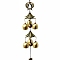 Alloy Wind Chimes, Pendant Decorations, with Bell Charms, Fish, 560mm