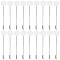 SUNNYCLUE 1 Box 60Pcs Round Tray Lapel Pin Metal Brooch Stick Pins Stainless Steel Safety Brooch Findings Brooches Base Settings for Men Women Suit Tie Hat Scarf DIY Costume Jewellery Accessories
