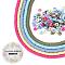 DIY Bracelet Making Kits, with Disc Handmade Polymer Clay Beads Strands and Elastic Crystal Thread, Mixed Color, 6x1mm, Hole: 2mm, about 380~400pcs/strand, 17.7 inch, 5 colors, 1 strand/color, 5 Strands