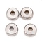 Non-Tarnish 304 Stainless Steel Spacer Beads, Donut, Stainless Steel Color, 8x2.5mm, Hole: 3mm