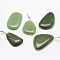 Natural Mixed Stone Pendants, Mixed Shapes, 30~66x18~52x3~14mm, Hole: 2mm