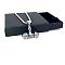 Stainless Steel Fitness Barbell Dumbbell Pendant Necklaces for Men, Stainless Steel Color