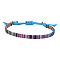 Adjustable Bohemian Style Cotton & Linen Cord Braided Bracelets for Friendship, Colorful