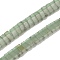 Natural Green Aventurine Beads Strands, 2-Hole, Rectangle, 2.5~3x5x2.5mm, Hole: 0.8mm, about 138~140pcs/strand, 15.28''~15.31''(38.8~38.9cm)
