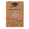 Graduation Theme Alloy Pendant Necklaces, Golden, Human, 17.32 inch(44cm)