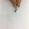 Brass Micro Pave Clear Cubic Zirconia Finger Rings, Real Platinum Plated, Letter Y, Inner Diameter: 20mm