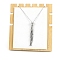 Non-Tarnish Stainless Steel Macrame Pouch Braided Gemstone Holder Pendant Necklace Making, Stainless Steel Color, 19.69 inch(50cm)