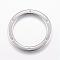 Tarnish Resistant 304 Stainless Steel Linking Rings, Stainless Steel Color, 35x2mm