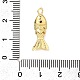 Латунные микро проложить кубического циркония подвески KK-Z125-06G-01-3
