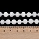 Бусины из натурального белого нефрита G-H057-A22-07-5
