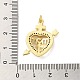 Подвески из латуни с микро паве ко Дню матери FIND-Z041-20H-3