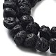 Бусы из натуральной лавы G-D085-A01-02-4