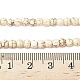 Синтетические бусины из магнезита G-R016-A01-4mm-5