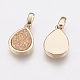 Естественно druzy агат подвески KK-G343-13G-G-2