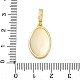 Латунные микро проложить кубического циркония подвески KK-V009-11G-3