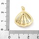 Латунные микро проложить кубического циркония подвески KK-S510-40G-02-3