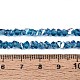 Гальванизируйте прозрачное стекло бисер нитей GLAA-N021-4mm-28-2