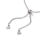 Изготовление браслета-слайдера из нержавеющей стали 304 Rolo Chain AJEW-JB01117-02-4