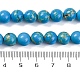 Синтетические имперские нитки из бисера яшмы G-I199-35-8mm-E-3
