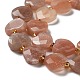 Натуральный Sunstone бисер пряди G-B044-B09-01-4