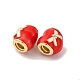 Латунь эмаль европейские шарики KK-Q098-34G-2