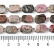 Природные родонит бисер нитей G-C098-A07-01-5