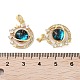 Подвески из латуни с покрытием из латуни KK-G482-05G-3
