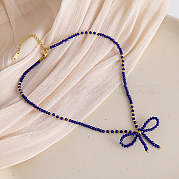 Ожерелья из стеклянных бусин Feaceted Rondelle LK3957-2