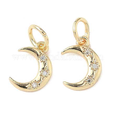 Латунные микро проложить кубического циркония подвески KK-D386-15G-02-1