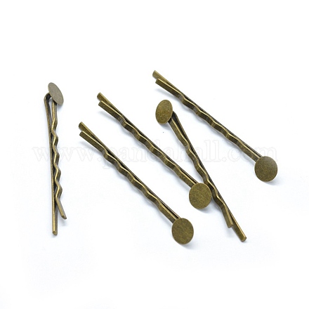 Железные фурнитуры шпильки Bobby Pin IFIN-L032-06AB-NF-1