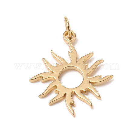 Подвески из латуни солнечное затмение KK-I668-08G-1