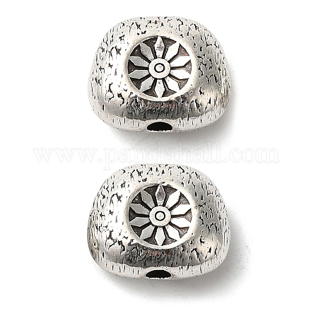 Сплавочные овальные бусины тибетского стиля  FIND-Z059-15AS-02-1