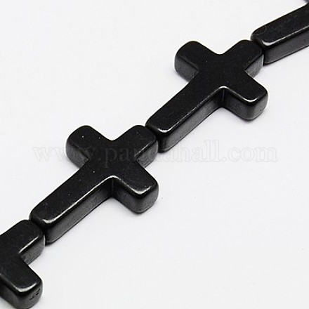 Синтетических нитей бирюзовые бусы TURQ-G112-20x30mm-10-1