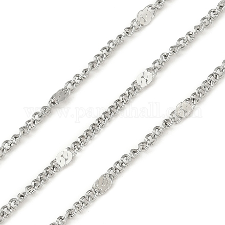 Цепи Figaro из нержавеющей стали 304 CHS-K017-10P-1