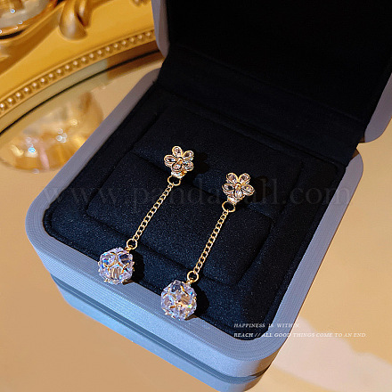 Серьги с кисточками из искусственного жемчуга DX8372-11-1